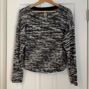 Anthropologie knit multi stripe top, size M